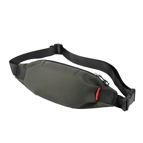 Hüfttasche Reise Herren Crossbody Männlich Gürtel Mode Brusttaschen(Green) von TABAGFKFNV