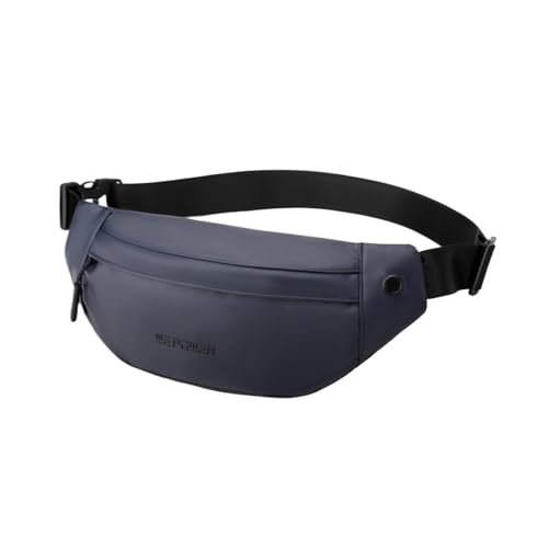 Männer Gürteltasche Mode Brusttasche Männliche Outdoor Sporttasche Reise Umhängetaschen(Blue) von TABAGFKFNV