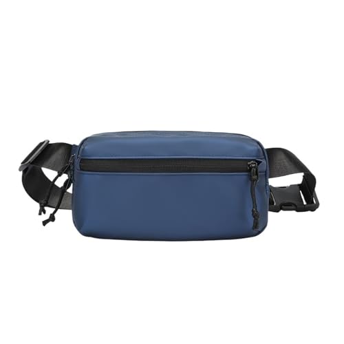 Mini Crossbody Schulter Herren Sport Telefon Tasche Taille Mode Brust Tasche Damen(Blue) von TABAGFKFNV