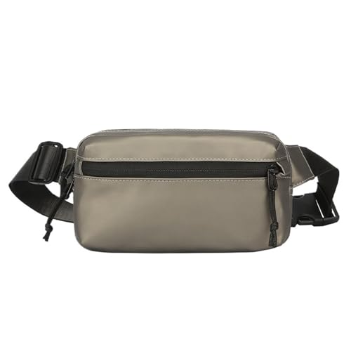 Mini Crossbody Schulter Herren Sport Telefon Tasche Taille Mode Brust Tasche Damen(Khaki) von TABAGFKFNV