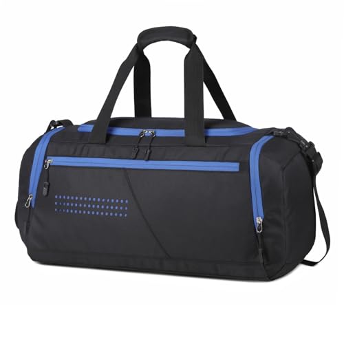 Mode Täglich Männer Gym Tragbare Sport Multifunktions Rucksäcke Tragbare Reise Umhängetaschen(Blue) von TABAGFKFNV