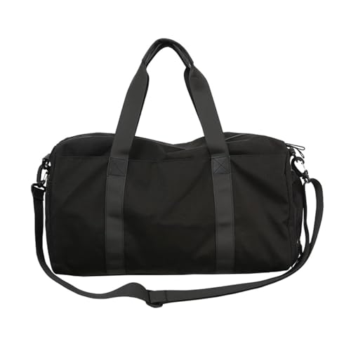 Reisetaschen Herren Damen Sport Personalisierte Gym Wochenendgeschenke Schultertaschen Gedruckte Muster(Black) von TABAGFKFNV