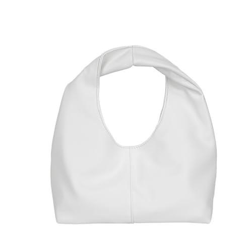 TABAGFKFNV Damen Messenger Bag mit mehreren Fächern, praktische Designer-Umhängetasche aus Leder, Schultertasche(White) von TABAGFKFNV