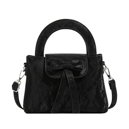 TABAGFKFNV Damenmode Handtasche Umhängetasche mit Fächern große Kapazität Umhängetasche(Black) von TABAGFKFNV