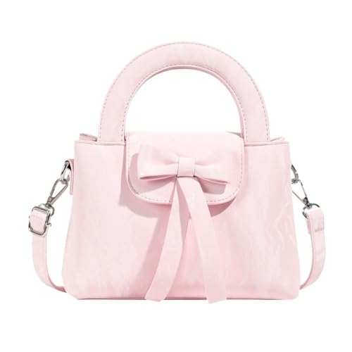 TABAGFKFNV Damenmode Handtasche Umhängetasche mit Fächern große Kapazität Umhängetasche(Pink) von TABAGFKFNV