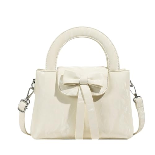 TABAGFKFNV Damenmode Handtasche Umhängetasche mit Fächern große Kapazität Umhängetasche(White) von TABAGFKFNV