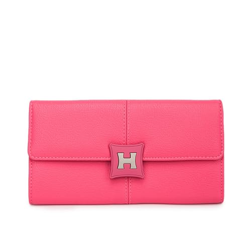TABAGFKFNV Lange Damen-Geldbörse mit elegantem Design, Kartenetui aus Leder, geräumige Clutch, integriertes Münzfach(Pink) von TABAGFKFNV