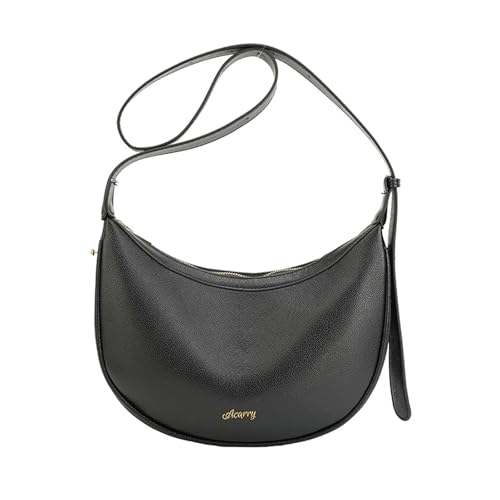 TABAGFKFNV Modische Umhängetasche im Crescent-Stil mit Nischendesign for die Achselpartie mit einer Schulter(Black) von TABAGFKFNV