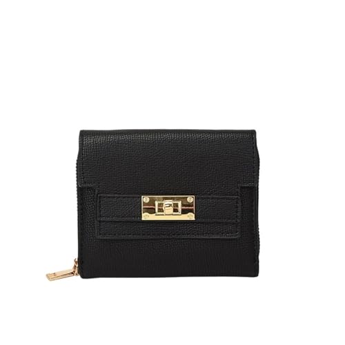 TABAGFKFNV Schöne Mädchen Mini Schulter Geldbörse Zubehör Handtaschen Square Messenger Bag Handtaschen Crossbody(Black) von TABAGFKFNV