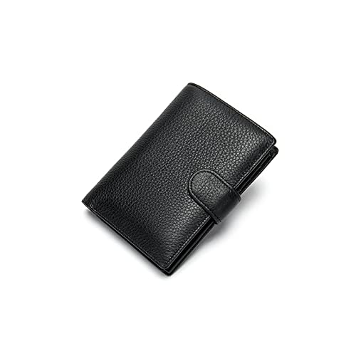 TABKER Geldbörse Echtes Leder Multi-Card-Bit-Visitenkarten-Geldbörse Cinhhide Herren Brieftasche Zipper Geldbörsen von TABKER