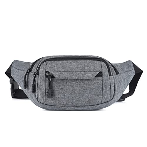 TABKER Umhängetasche Herren Men's Waist Bag, Hip Chest Belt, Men's Purse, Waist Bag (Color : B) von TABKER