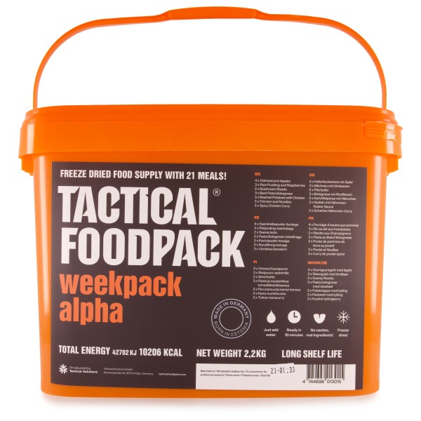 TACTICAL FOODPACK - Weekpack Alpha Gr 2100 g von TACTICAL FOODPACK