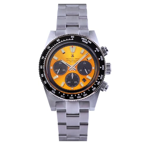 TACTICAL FROG 41mm Chronograph Uhr -VS75A V2 Saphirglas Wasserdicht 100M Wasserdicht von TACTICAL FROG