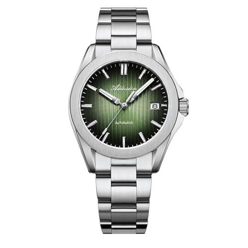 TACTICAL FROG AD2080 NH35A 38MM Herren-Automatikuhr BGW9 Blau Leuchtend 20 Bar Wasserdicht Saphir, Grünes Zifferblatt von TACTICAL FROG