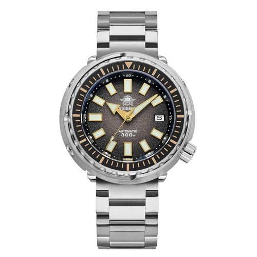 TACTICAL FROG ADDIESDIVE AD2090 NH35 Herren Automatikuhr Saphirglas 41mm Taucheruhr 300M Wasserdicht, Schwarzes Zifferblatt von TACTICAL FROG