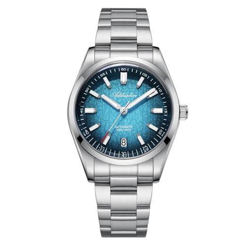 TACTICAL FROG ADDIESDIVE AD2091 NH35 Men’s Automatic Watch Sapphire Crystal 39 mm Diver Watch 100M Water Resist, Blau Zifferblatt von TACTICAL FROG