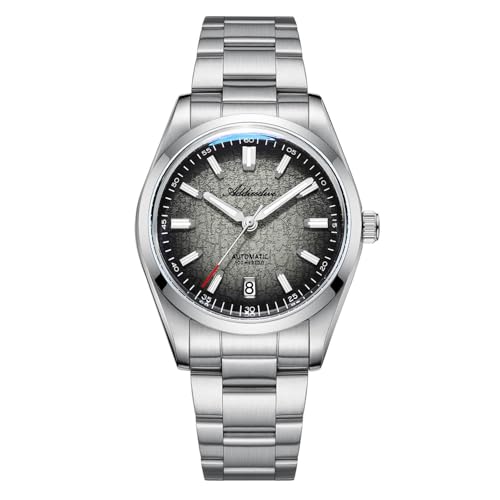 TACTICAL FROG ADDIESDIVE AD2091 NH35 Men’s Automatic Watch Sapphire Crystal 39 mm Diver Watch 100M Water Resist, Grau Zifferblatt von TACTICAL FROG