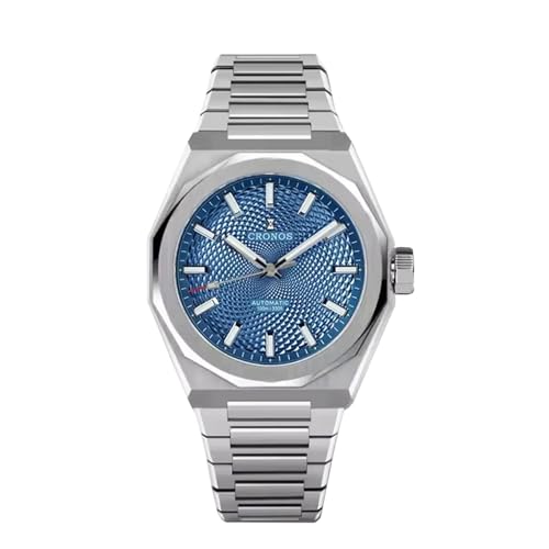 TACTICAL FROG Cronos L6028 Automatik-Herrenuhr – PT5000-Uhrwerk, 39 mm, Saphirglas, 100 m wasserdicht, V3 / Blau, PT5000 von TACTICAL FROG