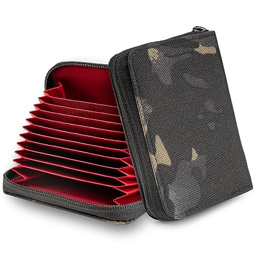 TACTICAL_GEEK PC1 EDC Geldbörse 11 Fach Nylon Kreditkartenhüllen, Tarnung von TACTICAL_GEEK