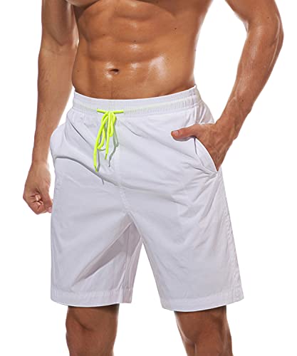 TACVASEN Schwimmshorts Herren Kurz Badehose Stretch Schwimmhose Kurz Badeshorts wasserdichte Strandshorts Kurz Sommerhose Lässig Freizeithose Urlaub Boardshorts von TACVASEN