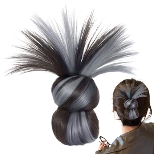 TADAYIM Claw Clip Short Ponytail Hair Extension | Clip On Buns for Women | Synthetic Feathered Wig for Quick Styling Daily Wear Festival von TADAYIM