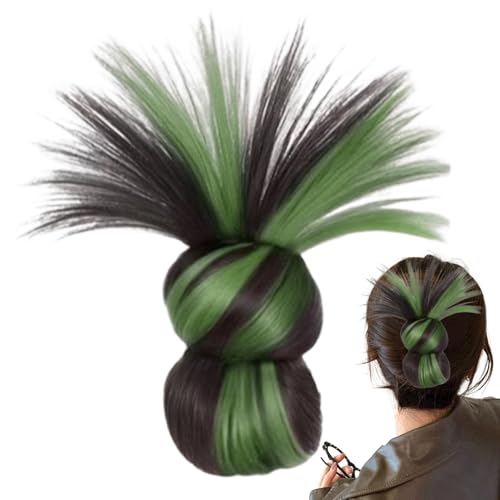 TADAYIM Claw Clip Short Ponytail Hair Extension | Clip On Buns for Women | Synthetic Feathered Wig for Quick Styling Daily Wear Festival von TADAYIM