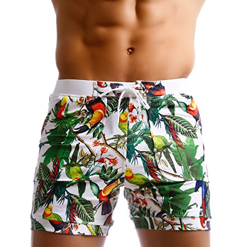 Taddlee Herren-Bademode, Badeanzüge, Blumen-Druck, Surfbrett, Boxershorts, Trunks, lang, Xf83, Large Taddlee Herren-Bademode, Badeanzüge, Blumen-Druck, Surfbrett, Boxershorts, Trunks, lang, Xf83, Large von TADDLEE