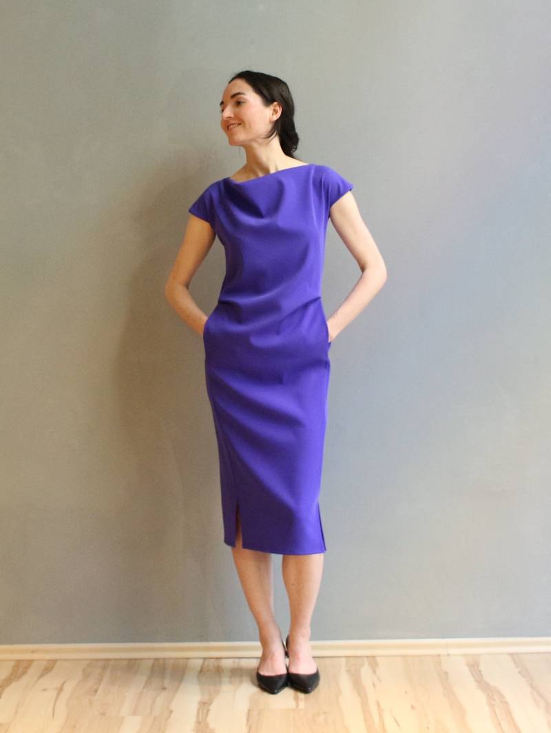 Lilla - Kleid Blau-Lila Nur Noch Xs Lilla - Kleid Blau-Lila Nur Noch Xs von TAFwomanDE