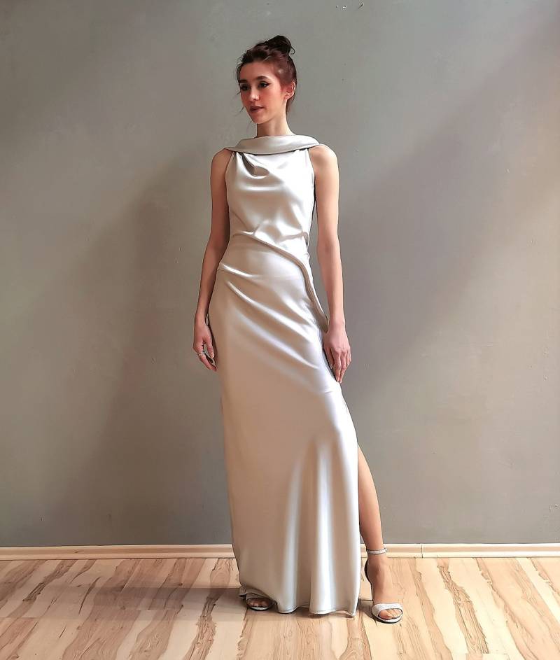 Shichi- Kleid - Silbergrau Shichi- Kleid - Silbergrau von TAFwomanDE