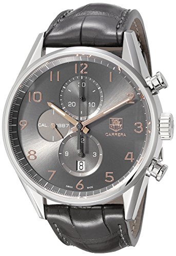 Chronograph Anthrazit Automatisch Carrera Kaliber Herren ?zle 1887 Wahlschalter von TAG Heuer