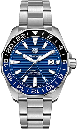 TAG Heuer orologio Aquaracer GMT 43mm Calibre 7 blu automatico acciaio WAY201T.BA0927 von TAG Heuer