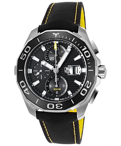 TAG Heuer Aquaracer Automatik-Chronograph, Herren, Unisex-Erwachsene, Männer, Chronographenuhr, Uhr, Nautisch von TAG Heuer