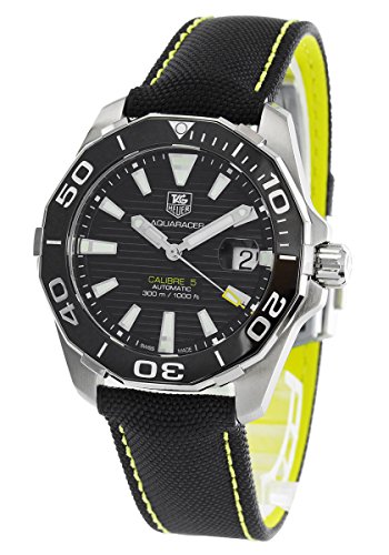 TAG Heuer Herren Uhr Aquaracer Kaliber 5 Automatik Sport Chronograph Wasserdicht von TAG Heuer
