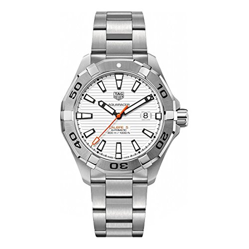 Tag Heuer Aquaracer Herren-Armbanduhr aus Edelstahl, Taucheruhr, Taucheruhr, Automatikuhr, Quarzwerk von TAG Heuer