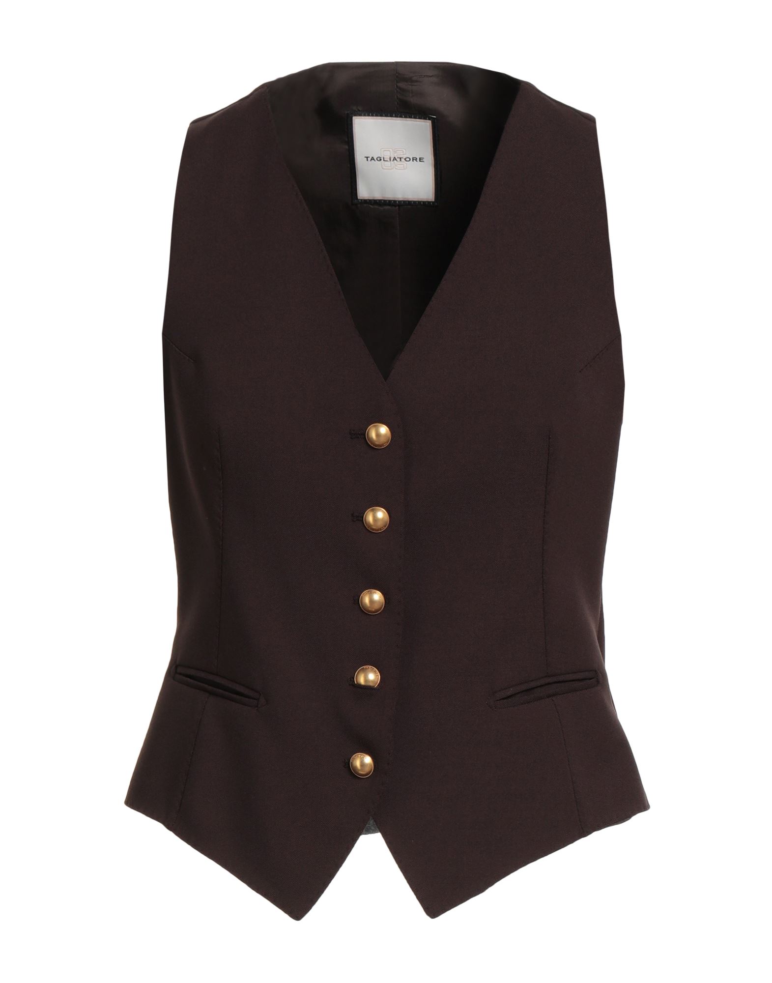 TAGLIATORE 02-05 Couture-weste Damen Dunkelbraun TAGLIATORE 02-05 Couture-weste Damen Dunkelbraun von TAGLIATORE 02-05