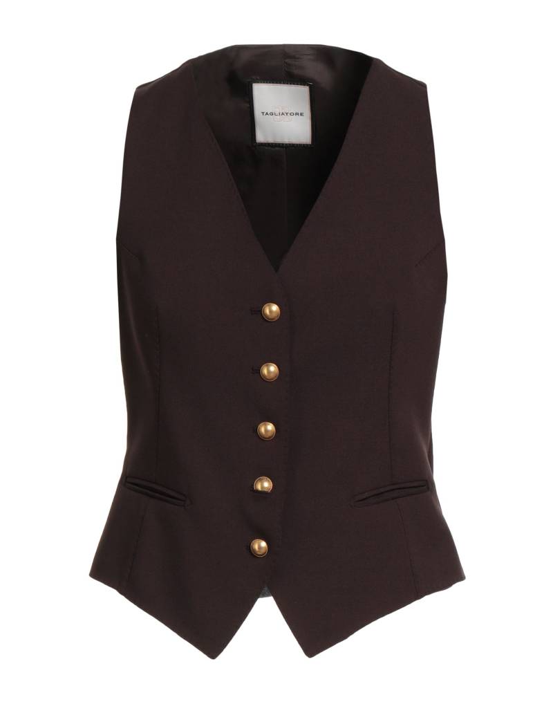 TAGLIATORE 02-05  Couture-weste Damen Dunkelbraun von TAGLIATORE 02-05