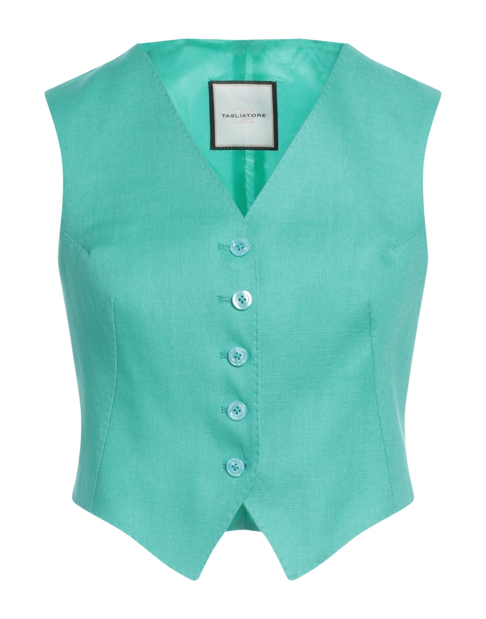 TAGLIATORE 02-05 Couture-weste Damen Smaragdgrün TAGLIATORE 02-05 Couture-weste Damen Smaragdgrün von TAGLIATORE 02-05