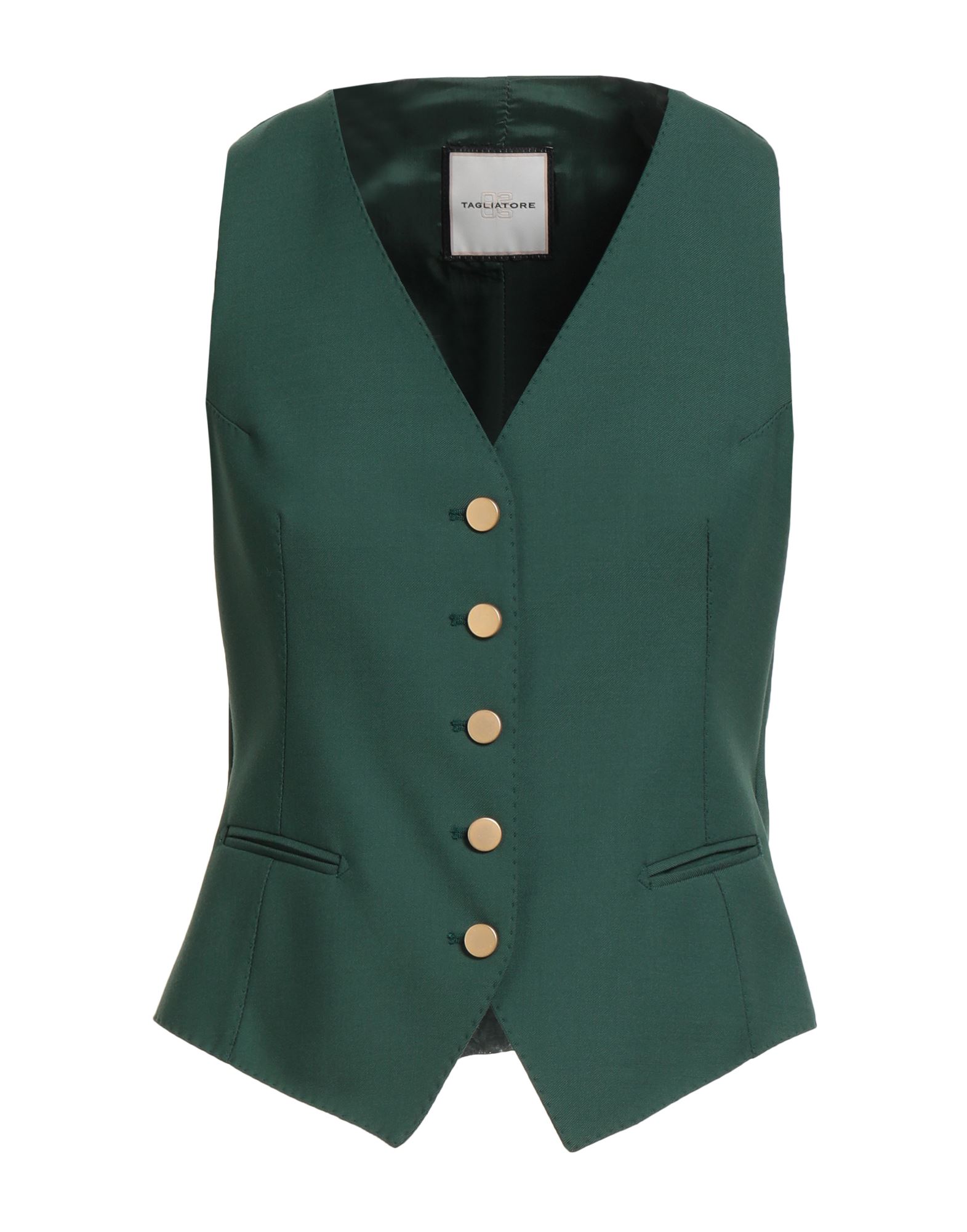 TAGLIATORE 02-05 Couture-weste Damen Smaragdgrün TAGLIATORE 02-05 Couture-weste Damen Smaragdgrün von TAGLIATORE 02-05