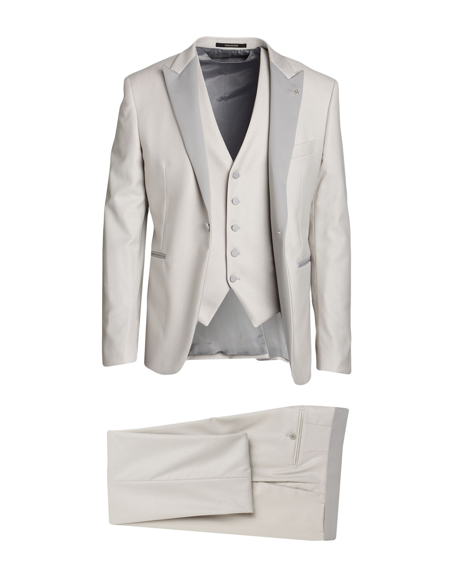TAGLIATORE Anzug Herren Hellgrau von TAGLIATORE