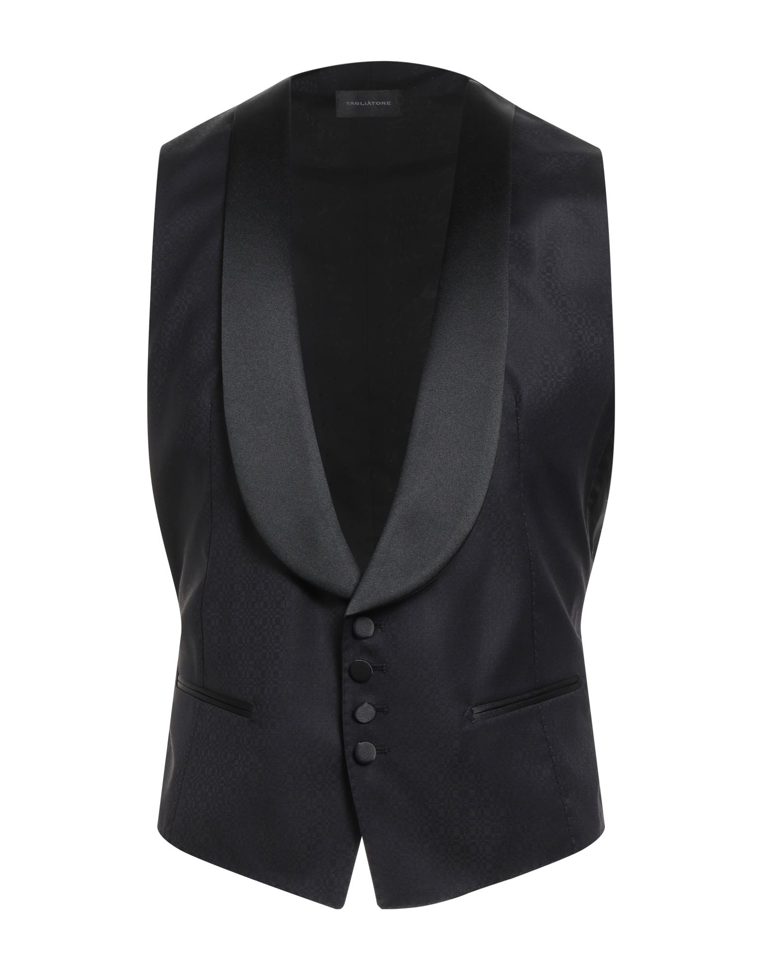 TAGLIATORE Couture-weste Herren Schwarz von TAGLIATORE