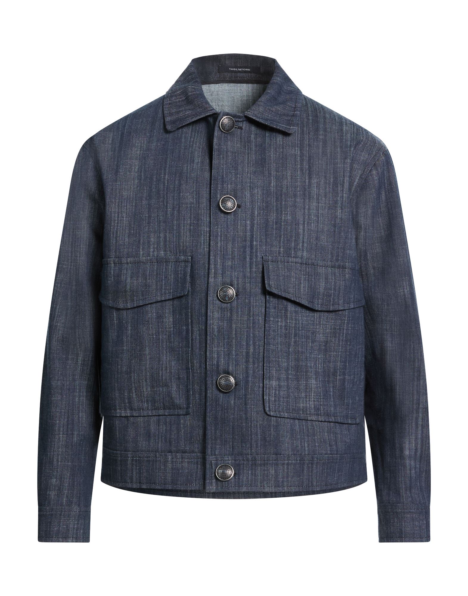 TAGLIATORE Jeansjacke/-mantel Herren Blau von TAGLIATORE