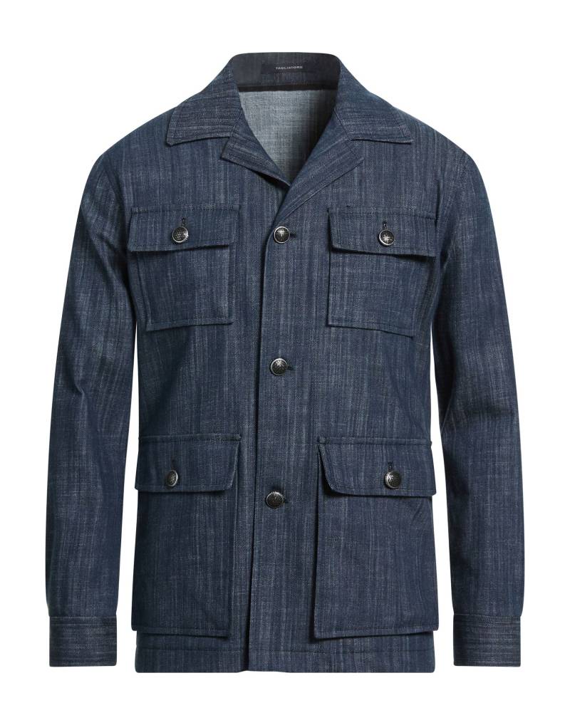 TAGLIATORE Jeansjacke/-mantel Herren Blau von TAGLIATORE