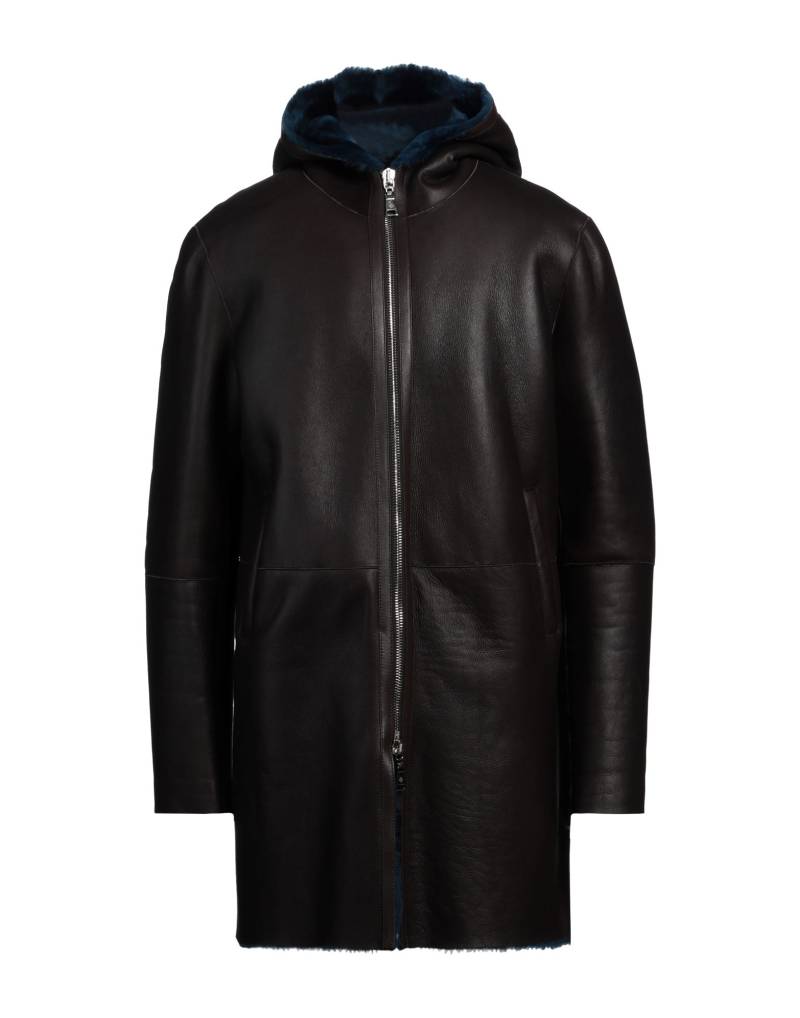 TAGLIATORE Shearling- & Kunstfell Herren Dunkelbraun von TAGLIATORE