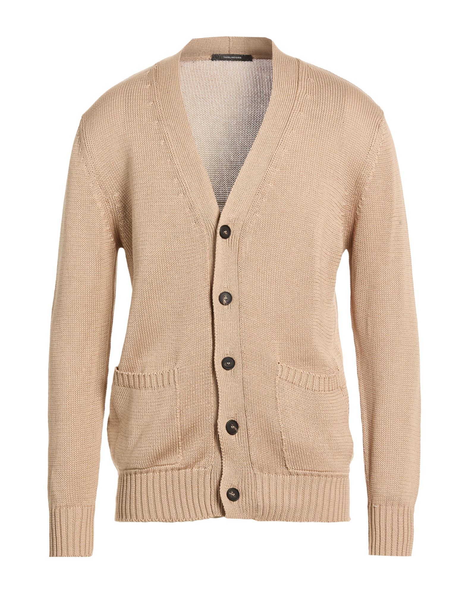 TAGLIATORE Strickjacke Herren Sand von TAGLIATORE