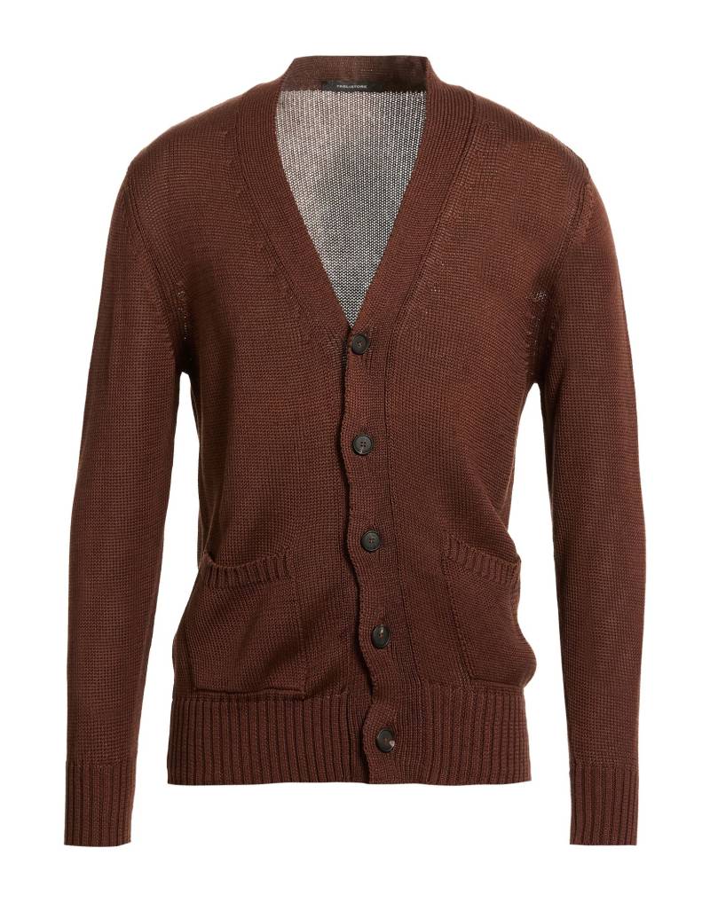 TAGLIATORE Strickjacke Herren Schokobraun von TAGLIATORE