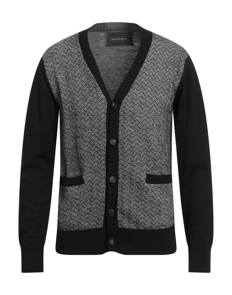 TAGLIATORE Strickjacke Herren Schwarz von TAGLIATORE