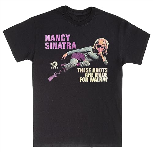 Nancy Sinatra These Boots Are Made for Walkin t-Shirt Black XXL von TAGUIHBE