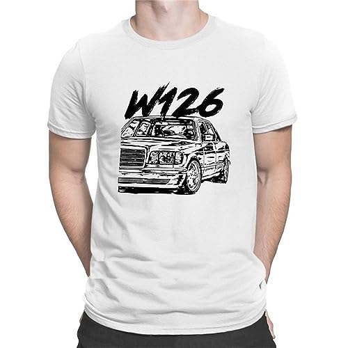 TAGUIHBE Funny W126 Tshirts Humor 2022 Great Outfit Tshirt for Men Designing Hiphop Fitness Anlarach O - Neck White 3XL von TAGUIHBE