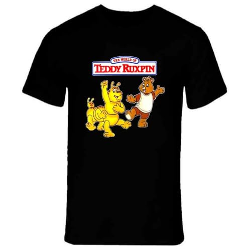 Teddy Ruxpin 80's Cartoon Retro Tv Show T Shirt Black XL Teddy Ruxpin 80's Cartoon Retro Tv Show T Shirt Black XL von TAGUIHBE