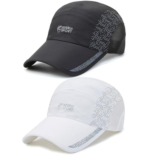 TAGVO 2er-Pack Leichte Schnell-Trocknende Baseball Cap, Atmungsaktive Sport Kappe mit Verstellbarem Verschluss für Herren & Damen TAGVO 2er-Pack Leichte Schnell-Trocknende Baseball Cap, Atmungsaktive Sport Kappe mit Verstellbarem Verschluss für Herren & Damen von TAGVO